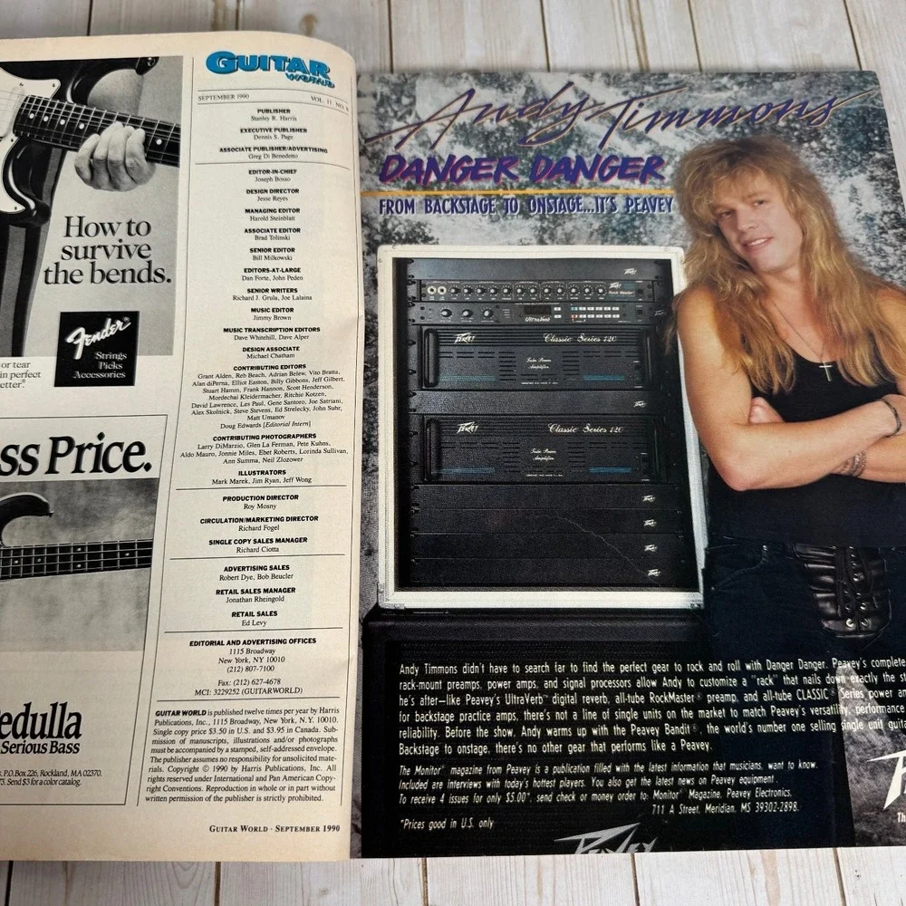 Guitar World Sept 1990 Blues Power Robert Johnson Poster Hendrix (B)